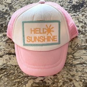 Baby girl trucker hat